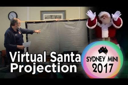 Sydney Mini 2017 - Virtual Santa Window Projection & Snow Machine