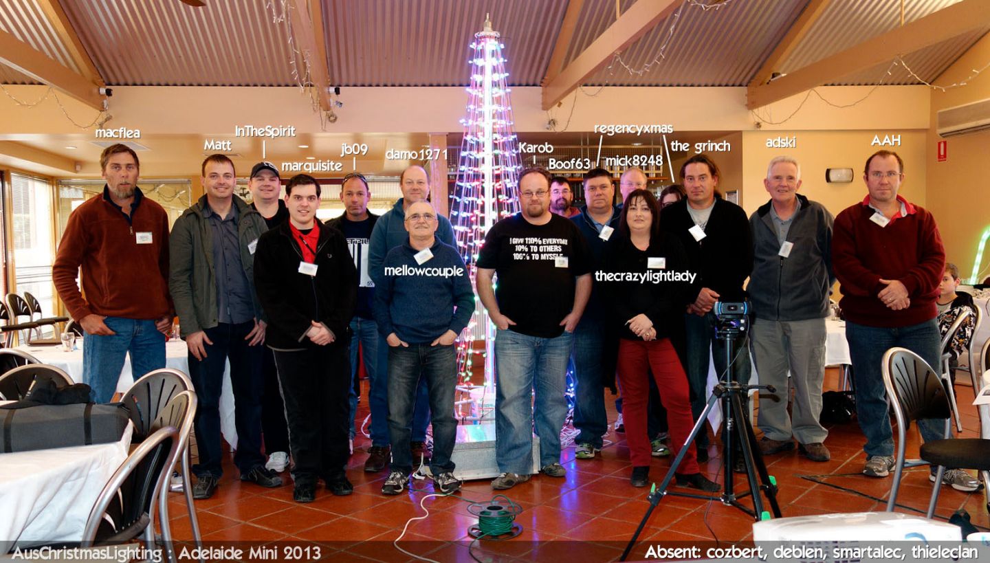 2013 Adelaide Mini attendees